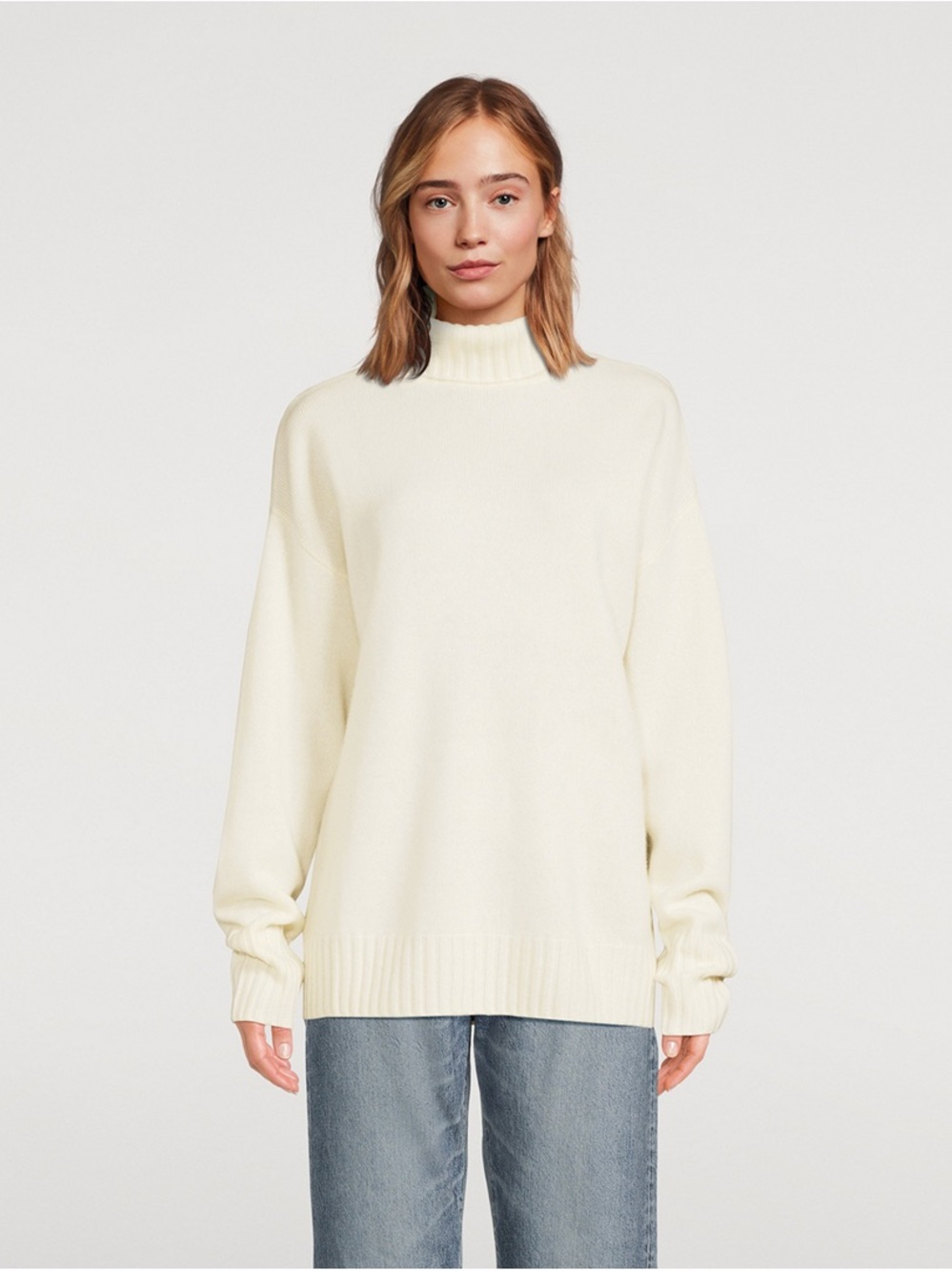 NAADAM Luxe 100% Cashmere Oversized Turtleneck Women's Sweater 3X